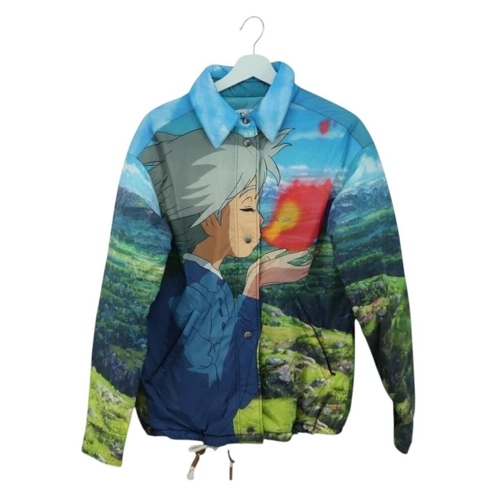 Loewe x Studio Ghibli Howl's Moving Castle Sophie & Calcifer Blue Jacket